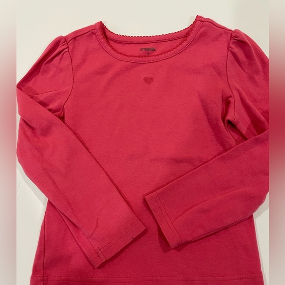 Gymboree Other - Gymboree pink long sleeve top with embroidered heart on front.